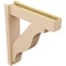 Ekena Millwork 6-in W x 24-in D x 28-in H Funston Block Rough Cedar Woodgrain TimberThane Outlooker, Primed Tan OUTUR060X24X28FST44RCPR - alternate 6